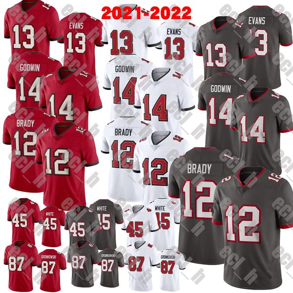 2021-2022 stitched football jerseys 12 tom brady 13 mike evans 14 chris godwin 45 devin white 87 rob gronkowski, Black;red
2021-2022 stitched football jerseys 12 tom brady 13 mike evans 14 chris godwin 45 devin white 87 rob gronkowski, Black;red