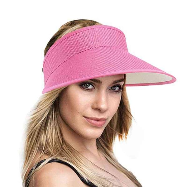 sun visors for women faux linen fashion hats for women sports visor hats, Blue;gray