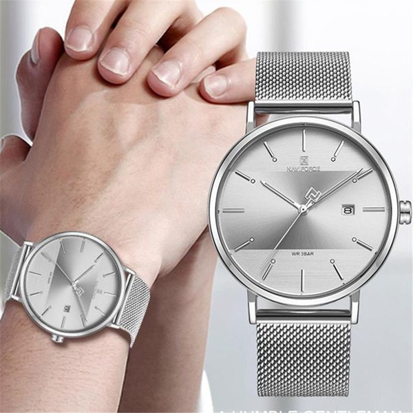 wristwatches naviforce fashion watches men's quartz watch men waterproof sports wrist simple date male analog clock relogio masculino, Slivery;brown
wristwatches naviforce fashion watches men's quartz watch men waterproof sports wrist simple date male analog clock relogio masculino, Slivery;brown