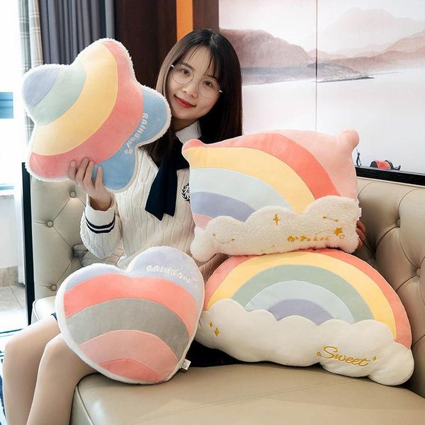cushion/decorative pillow rainbow throw star cushion living room sofa nap pillows car quilt girl's heart household products
cushion/decorative pillow rainbow throw star cushion living room sofa nap pillows car quilt girl's heart household products