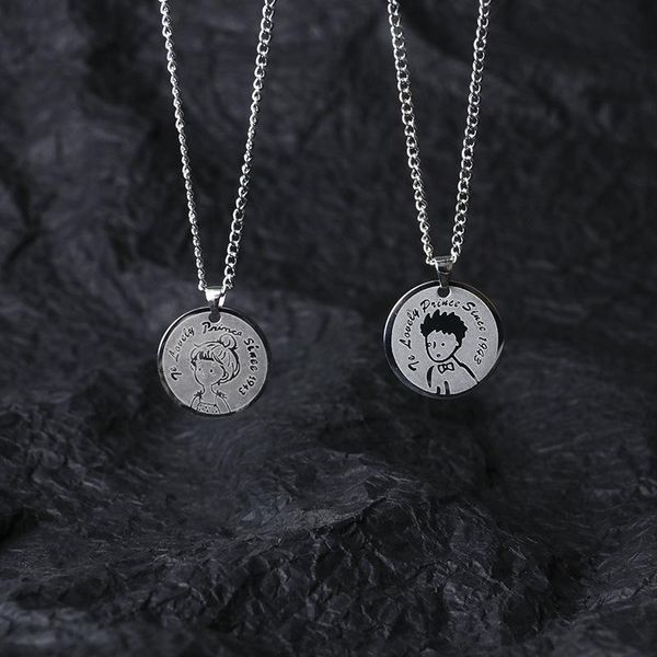 pendant necklaces kpop princess prince metal for women men hip hop neck chain gothic boys girls streetwear party jewelry gift, Silver
pendant necklaces kpop princess prince metal for women men hip hop neck chain gothic boys girls streetwear party jewelry gift, Silver
