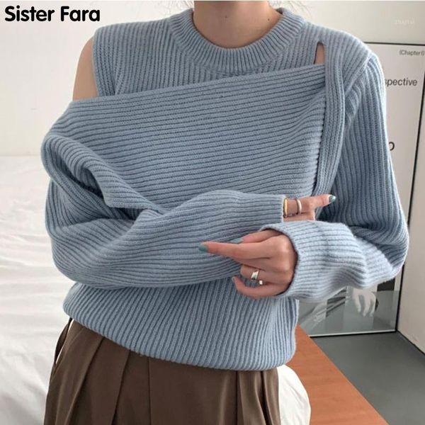 sister fara spring autumn woman's sweater o-neck knitting long sleeve vintage strapless vertical bar straight pullover women's sw, White;black
sister fara spring autumn woman's sweater o-neck knitting long sleeve vintage strapless vertical bar straight pullover women's sw, White;black