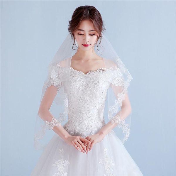 bridal veils short veil wedding for women white ivory vail two-layer with comb appliqued sequins velo sposa novia, Black
bridal veils short veil wedding for women white ivory vail two-layer with comb appliqued sequins velo sposa novia, Black