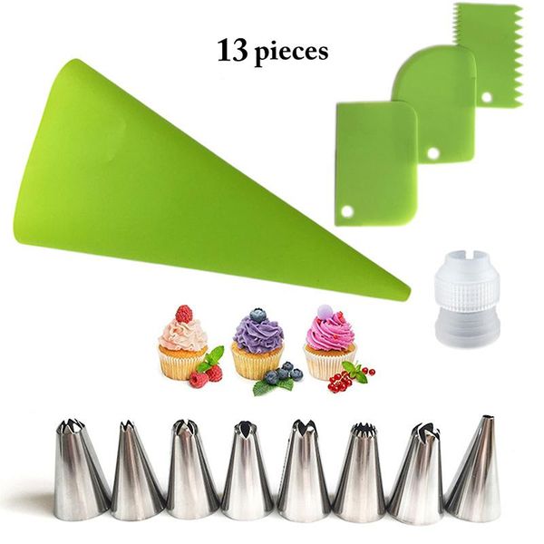 baking & pastry tools nozzle set stainless steel plastic spatula piping bag assorted cake decorating tool kitchen accessories
baking & pastry tools nozzle set stainless steel plastic spatula piping bag assorted cake decorating tool kitchen accessories
