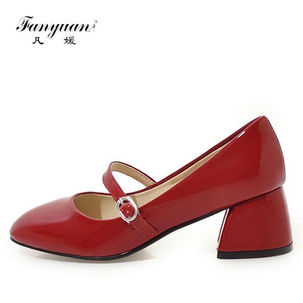 dress shoes fanyuan vintage ladies women pumps square toe thick med heels spring red black mary jane woman big size
dress shoes fanyuan vintage ladies women pumps square toe thick med heels spring red black mary jane woman big size