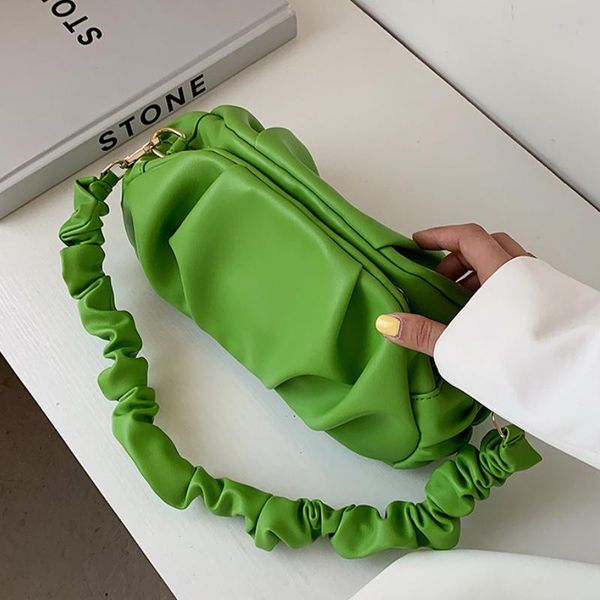 totes pleated underarm bag 2021 summer high-quality soft pu leather women's designer handbag shoulder messenger
totes pleated underarm bag 2021 summer high-quality soft pu leather women's designer handbag shoulder messenger