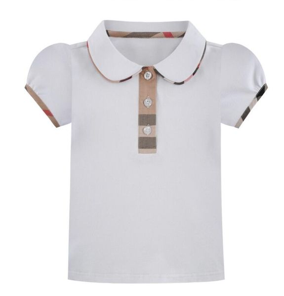 girls' t-shirt summer lapel college style splicing cotton foam short sleeve casual top, Blue
girls' t-shirt summer lapel college style splicing cotton foam short sleeve casual top, Blue