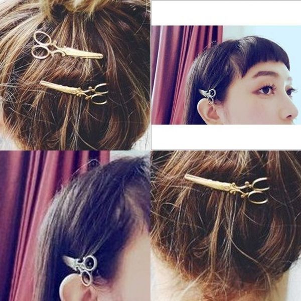 retro hairpin plated gold small scissors lovely new original side clip personality fashion woman barrettes 0 5dr k2, Golden;silver
retro hairpin plated gold small scissors lovely new original side clip personality fashion woman barrettes 0 5dr k2, Golden;silver