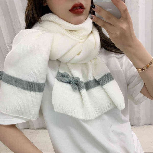 scarves female winter ins girl art student long versatile thickened bow scarf shawl dual purpose, Blue;gray
scarves female winter ins girl art student long versatile thickened bow scarf shawl dual purpose, Blue;gray