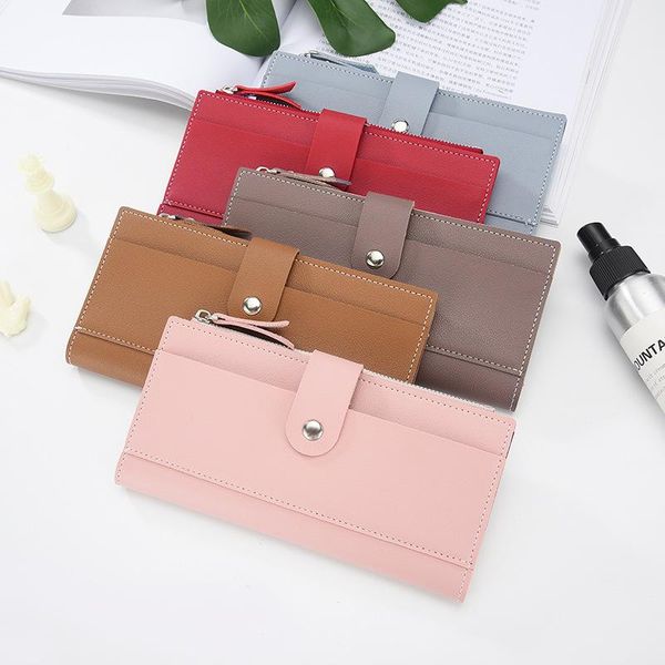 wallets women's wallet long leather hasp cartera mujer carteira feminina ladies card bag 2021 female teenage pocket, Red;black
wallets women's wallet long leather hasp cartera mujer carteira feminina ladies card bag 2021 female teenage pocket, Red;black