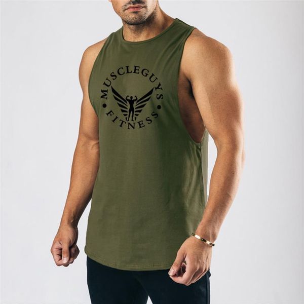 men fitness workout singlets muscle mens vest bodybuilding tank cotton sports sleeveless shirt summer brand clothing, White;black
men fitness workout singlets muscle mens vest bodybuilding tank cotton sports sleeveless shirt summer brand clothing, White;black