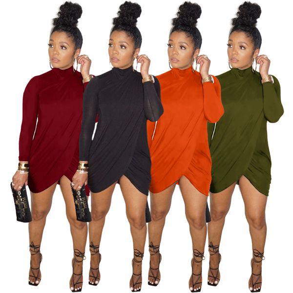 split bodycon short dress turtlene night club party dress long sleeve draped mini dresses 2021 women clothing streetwearb, Black;white
split bodycon short dress turtlene night club party dress long sleeve draped mini dresses 2021 women clothing streetwearb, Black;white