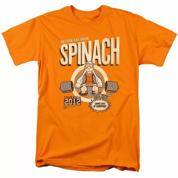 popeye eat your spinach t shirt mens licensed sailor man idw comics tee orange, White;black
popeye eat your spinach t shirt mens licensed sailor man idw comics tee orange, White;black