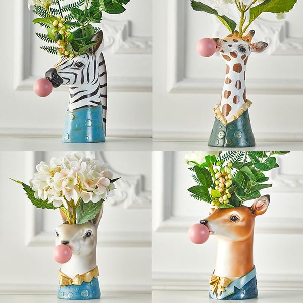 vases cartoon animal head juicy flowerpot coffee shop display bubble blowing simulation vase decoration wy
vases cartoon animal head juicy flowerpot coffee shop display bubble blowing simulation vase decoration wy