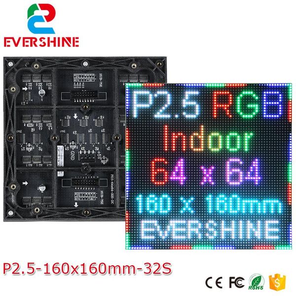 fine quality p2.5 indoor smd full color led module 1/32 scan 160x160mm 64x64 pixels hd video screen wall modules
fine quality p2.5 indoor smd full color led module 1/32 scan 160x160mm 64x64 pixels hd video screen wall modules