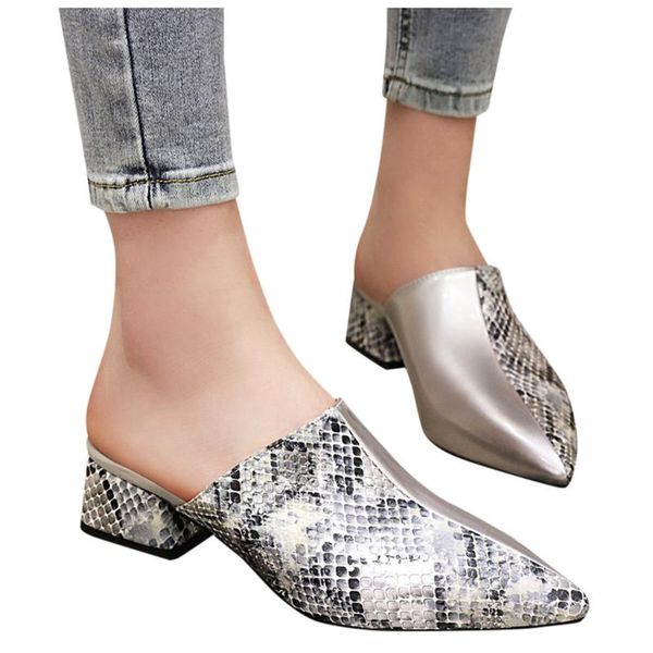 slippers sagace snake print heels sandal slipper women large size pointed toe shoes for casual comfort non-slip slides mujer, Black
slippers sagace snake print heels sandal slipper women large size pointed toe shoes for casual comfort non-slip slides mujer, Black