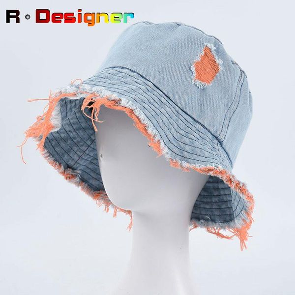 wide brim hats 2021 summer panama women's color hole denim fisherman hat korean casual wild fringe basin street hip-hop, Blue;gray
wide brim hats 2021 summer panama women's color hole denim fisherman hat korean casual wild fringe basin street hip-hop, Blue;gray