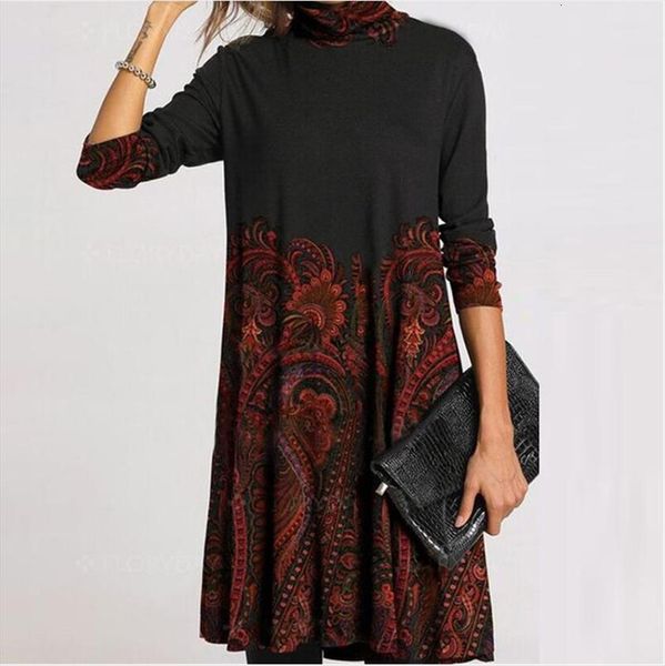 winter turtleneck warm vintage womens sweater print dress women autumn elegant long sleeves patchwork dresses female casual loose, White;black
winter turtleneck warm vintage womens sweater print dress women autumn elegant long sleeves patchwork dresses female casual loose, White;black