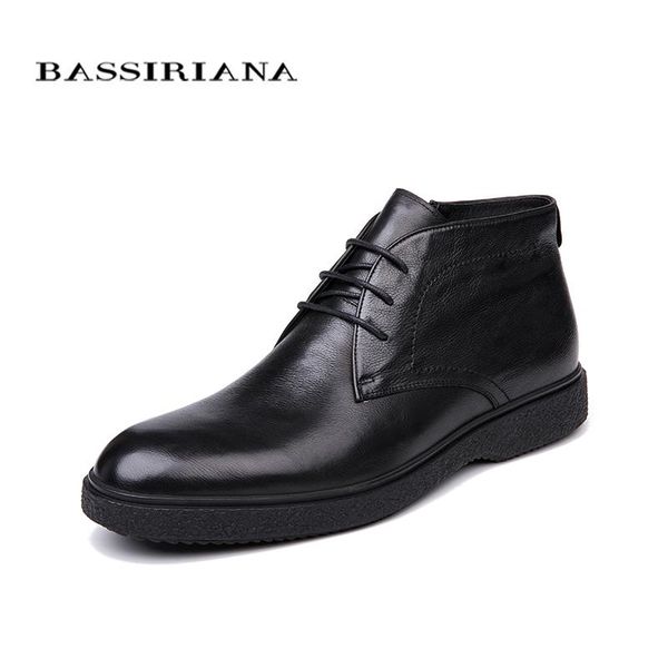 dress shoes bassiriana brand 2021 quality genuine leather winter men's warm round toe size 39-45, Black
dress shoes bassiriana brand 2021 quality genuine leather winter men's warm round toe size 39-45, Black