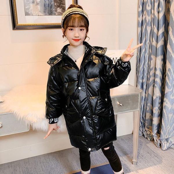 down coat winter kids warm children girls jacket fashion thick mid-long hooded snowsuit teenage overcoat parkas, Blue;gray 
down coat winter kids warm children girls jacket fashion thick mid-long hooded snowsuit teenage overcoat parkas, Blue;gray