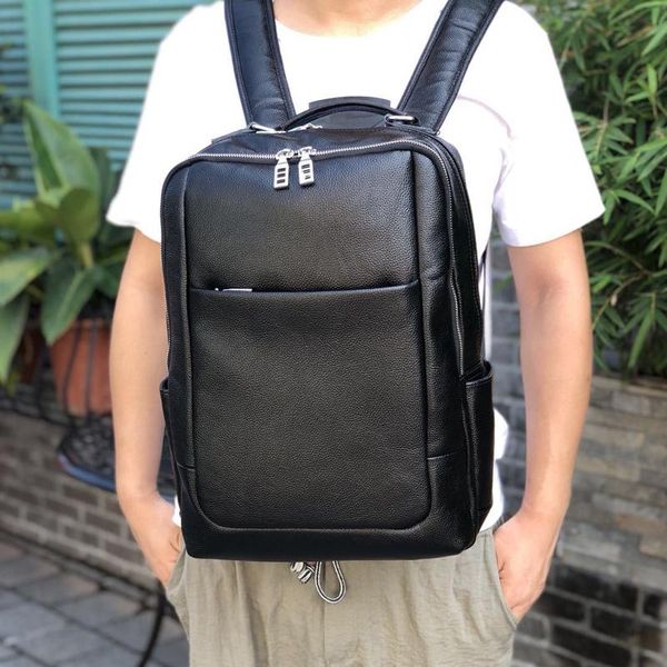 backpack brand 100% genuine leather men backpacks fashion real natural student boy luxury business lapschool bag
backpack brand 100% genuine leather men backpacks fashion real natural student boy luxury business lapschool bag