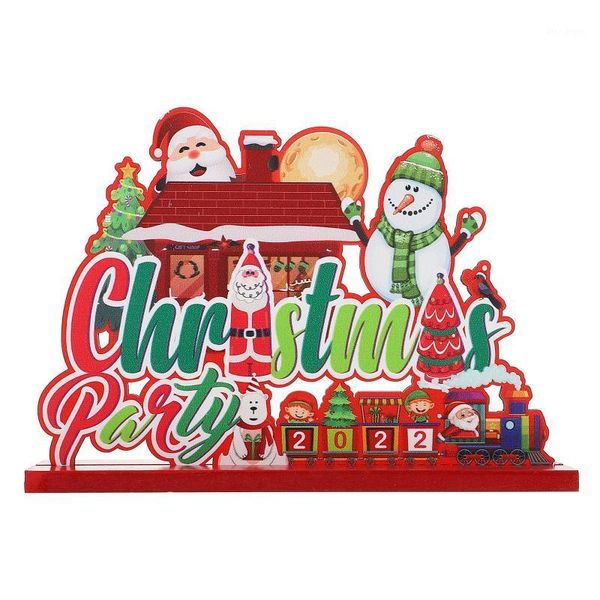 christmas decorations 1pc theme decors wooden deskadornments festival craft ornaments 
christmas decorations 1pc theme decors wooden deskadornments festival craft ornaments