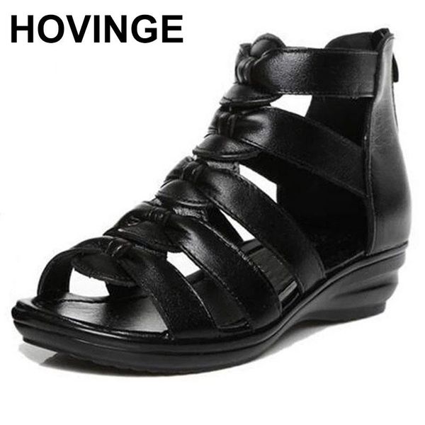 sandals hovinge light comfort soft genuine leather women shoes fashion summer wedges black large size
sandals hovinge light comfort soft genuine leather women shoes fashion summer wedges black large size