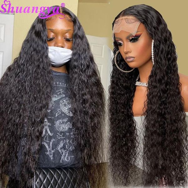 lace wigs 13x4 transparent front wig 30 inches peruvian remy human hair 180 density water wave hd 5x5 closure, Black;brown
lace wigs 13x4 transparent front wig 30 inches peruvian remy human hair 180 density water wave hd 5x5 closure, Black;brown