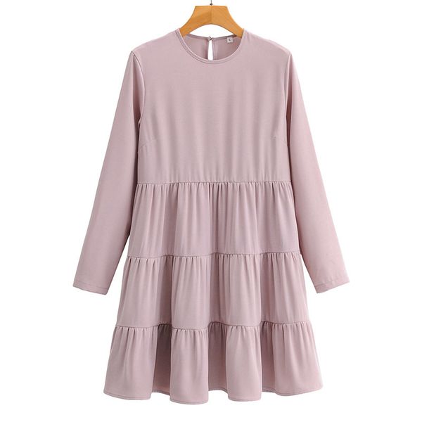 summer women mini dress ladies' o-neck long sleeve solid color dresses female streetwear 210524, Black;gray
summer women mini dress ladies' o-neck long sleeve solid color dresses female streetwear 210524, Black;gray