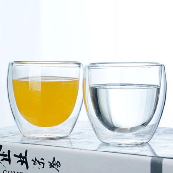 2pc/6pc double-layer heat-resistant glass coffee cup transparent tea beverage heat preservation breakfast milk goblet wine glasses
2pc/6pc double-layer heat-resistant glass coffee cup transparent tea beverage heat preservation breakfast milk goblet wine glasses
