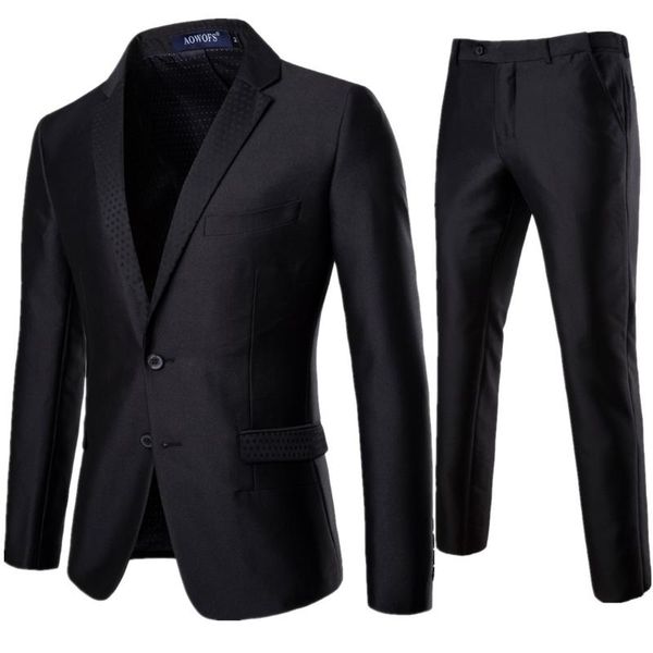 men's suits & blazers xf007 fashion suit 2 pieces professional business man and groom's wedding mens, White;black
men's suits & blazers xf007 fashion suit 2 pieces professional business man and groom's wedding mens, White;black