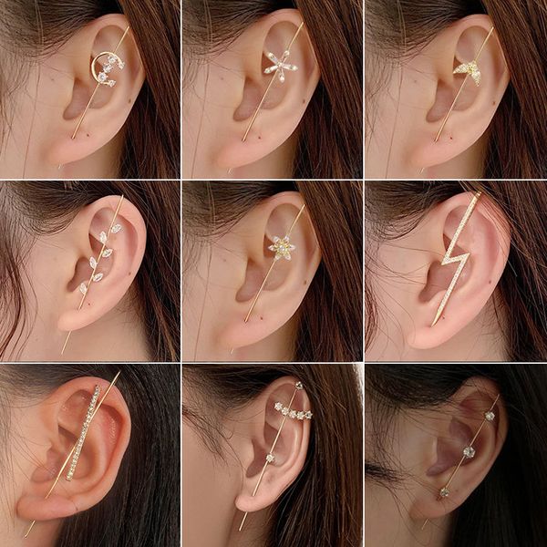 kimter crystal earcuffs earring for women girls ear crawler hook climber piercing ears cartilage clip on earrings c38fz, Golden;silver
kimter crystal earcuffs earring for women girls ear crawler hook climber piercing ears cartilage clip on earrings c38fz, Golden;silver
