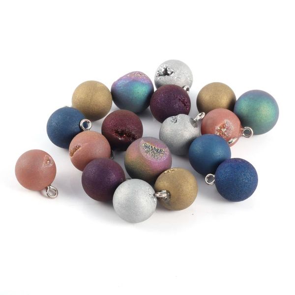 charms natural stone pendant round ball shaped exquisite crystal for jewelry making diy bracelet necklace earring accessories, Bronze;silver
charms natural stone pendant round ball shaped exquisite crystal for jewelry making diy bracelet necklace earring accessories, Bronze;silver