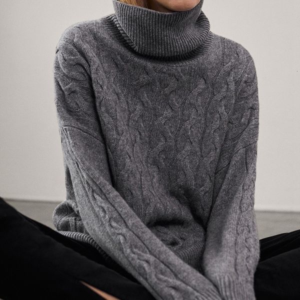 sweater retro twisted flower front short back long twist turtleneck fashion all-match pullover qmcq, White;black
sweater retro twisted flower front short back long twist turtleneck fashion all-match pullover qmcq, White;black