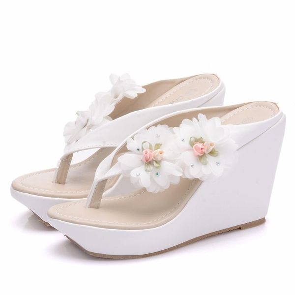 slippers mules shoes women wedges high heel summer open toe flip flops slides ladies white big size a0134, Black
slippers mules shoes women wedges high heel summer open toe flip flops slides ladies white big size a0134, Black