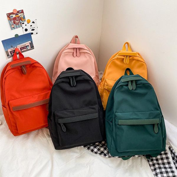 backpack high school and college students leisure all-match solid color waterproof japanese ins wind bag travel
backpack high school and college students leisure all-match solid color waterproof japanese ins wind bag travel