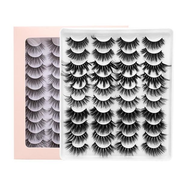 false eyelashes 20 pairs makeup 3d mink lashes fluffy soft wispy volume natural long cross eye eyelash
false eyelashes 20 pairs makeup 3d mink lashes fluffy soft wispy volume natural long cross eye eyelash
