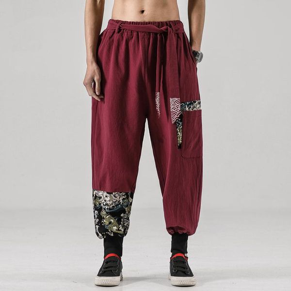 New 2021 Wide Leg Pants Men Cotton Linen Bloom Pants Mens Chinese Style Harem Pants Male Trousers Pantalon Hombre Plus Size 5XL, Black harem pants
New 2021 Wide Leg Pants Men Cotton Linen Bloom Pants Mens Chinese Style Harem Pants Male Trousers Pantalon Hombre Plus Size 5XL, Black harem pants