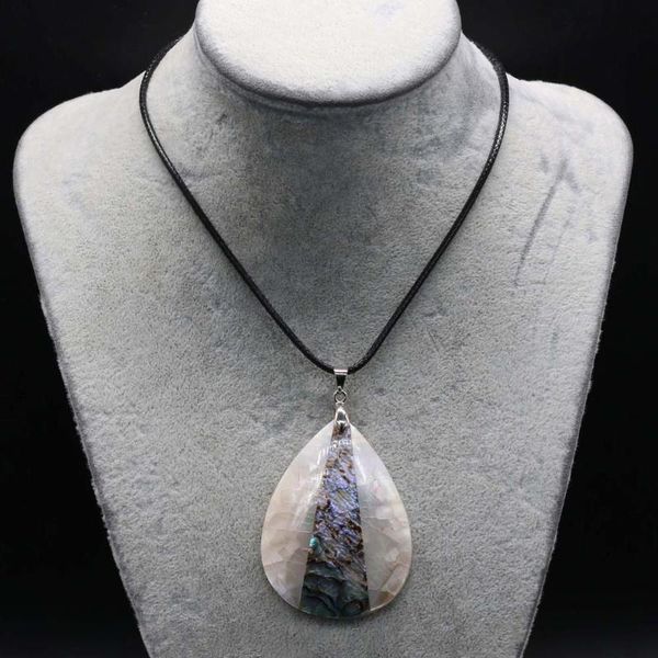 chains natural shell necklace leather cord length 55+5cm exquisite drop shape durable charm pendant for jewelry making gifts 40x55mm, Silver
chains natural shell necklace leather cord length 55+5cm exquisite drop shape durable charm pendant for jewelry making gifts 40x55mm, Silver