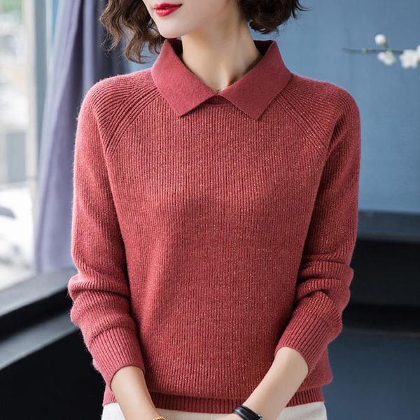 women's sweaters autumn long sleeve women sweater for 2021 clothes turn down collar knitted pullover d709, White;black
women's sweaters autumn long sleeve women sweater for 2021 clothes turn down collar knitted pullover d709, White;black