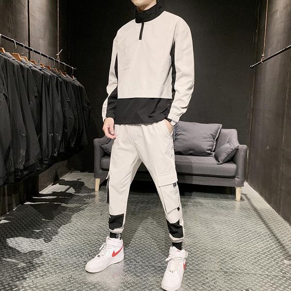 men's tracksuits & hoodies sweatshirt pant suit trainingspak heren men causal 2021 spring splice sets jacket+pants 2pc tracksuit sportw, Gray
men's tracksuits & hoodies sweatshirt pant suit trainingspak heren men causal 2021 spring splice sets jacket+pants 2pc tracksuit sportw, Gray