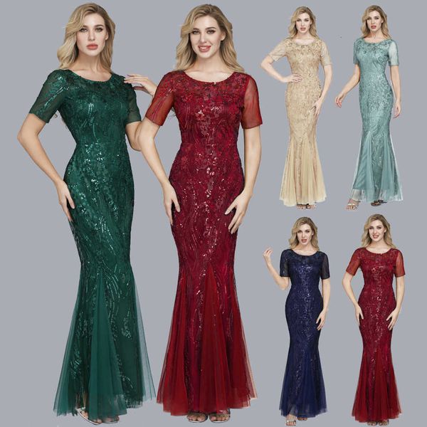 luxury party evening dress large size embroidered mh fishtail slim fitting banquet evening drs fashion, Black
luxury party evening dress large size embroidered mh fishtail slim fitting banquet evening drs fashion, Black