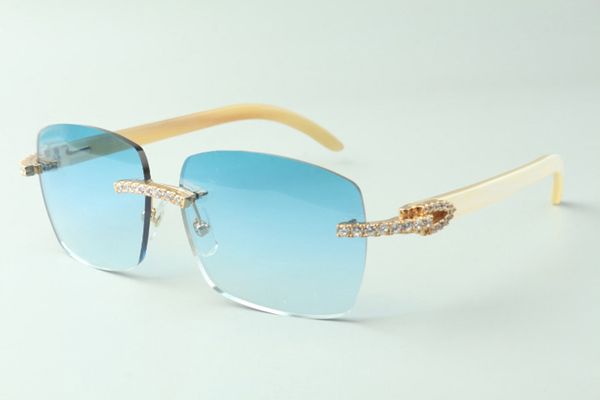exquisite classic endless diamond sunglasses 3524025, natural white buffalo horn temples glasses, size: 18-140 mm, White;black
exquisite classic endless diamond sunglasses 3524025, natural white buffalo horn temples glasses, size: 18-140 mm, White;black