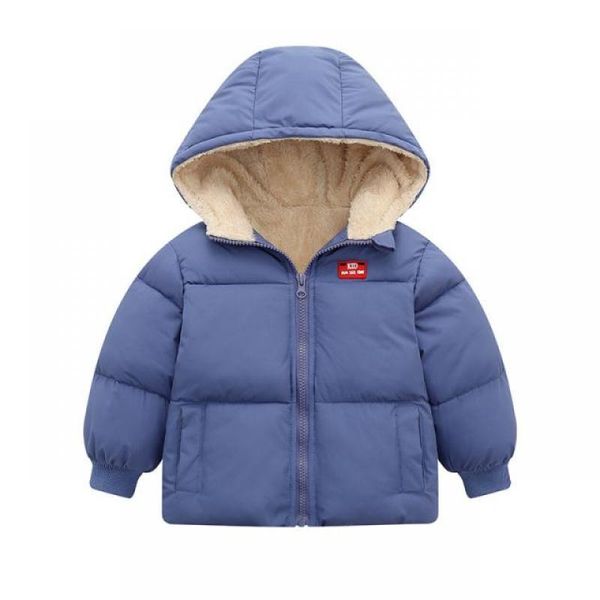 down coat children's warm parka for boys hooded jackets winter jacket girls thick plus velvet toddler kids outwear 2-6y, Blue;gray
down coat children's warm parka for boys hooded jackets winter jacket girls thick plus velvet toddler kids outwear 2-6y, Blue;gray