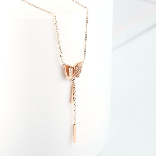 pendant necklaces 2021 rose gold ladies necklace butterfly tassel collar jewelry fashion accessories wedding gifts, Silver
pendant necklaces 2021 rose gold ladies necklace butterfly tassel collar jewelry fashion accessories wedding gifts, Silver