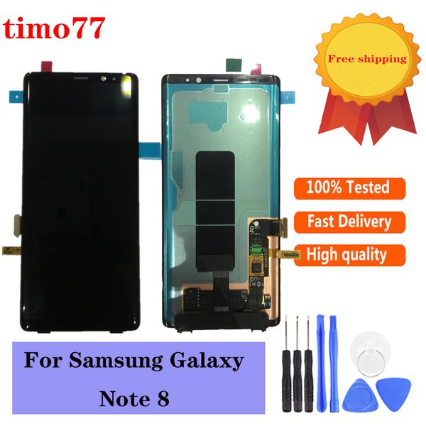 original for samsung galaxy note 8 n950 cell phone display touch panels lcd screen replacement assembly complete with adhesive
original for samsung galaxy note 8 n950 cell phone display touch panels lcd screen replacement assembly complete with adhesive