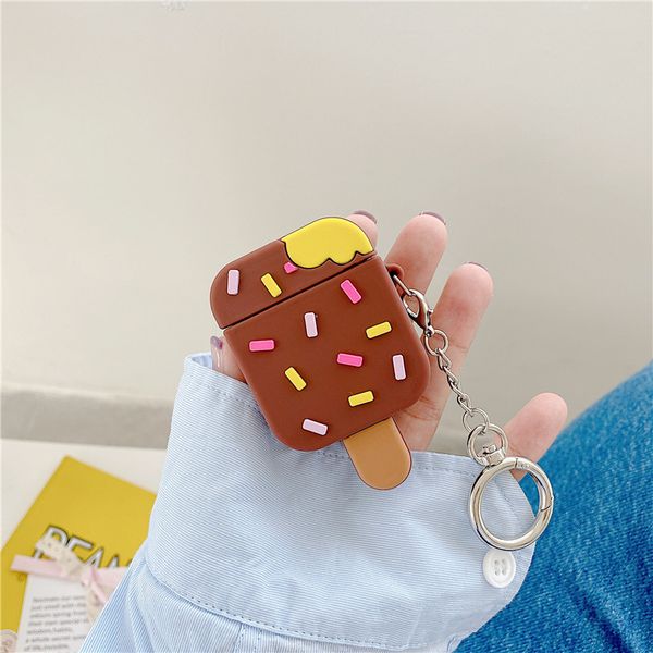 ice cream shape headphone cushions silicone case with keychains for airpods 1/2 pro 3 soft silicon flexible cases cover cute shockproof prot
ice cream shape headphone cushions silicone case with keychains for airpods 1/2 pro 3 soft silicon flexible cases cover cute shockproof prot