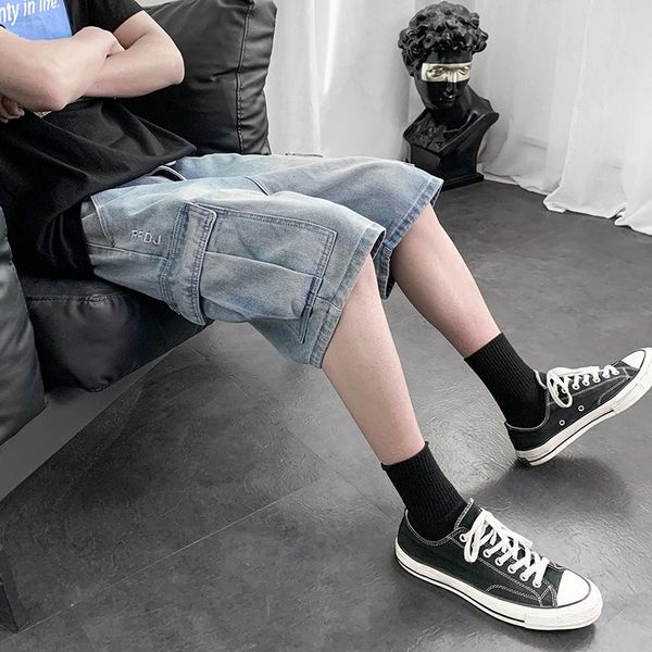 plus size 5xl-m summer loose jeans cargo shorts men clothing 2021 solid side big pockets casual denim knee length sale men's, White;black
plus size 5xl-m summer loose jeans cargo shorts men clothing 2021 solid side big pockets casual denim knee length sale men's, White;black