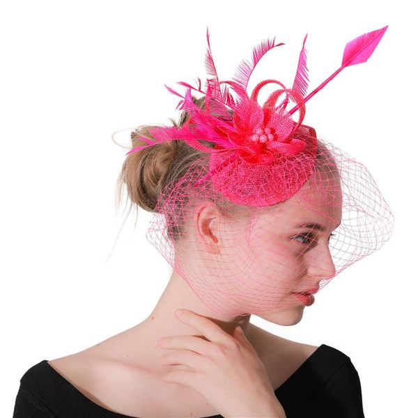 ladies pink mesh fascinators sinamay with pearl women racing millinery cap wedding hat for cocktail event occasion headwear hair accessories
ladies pink mesh fascinators sinamay with pearl women racing millinery cap wedding hat for cocktail event occasion headwear hair accessories