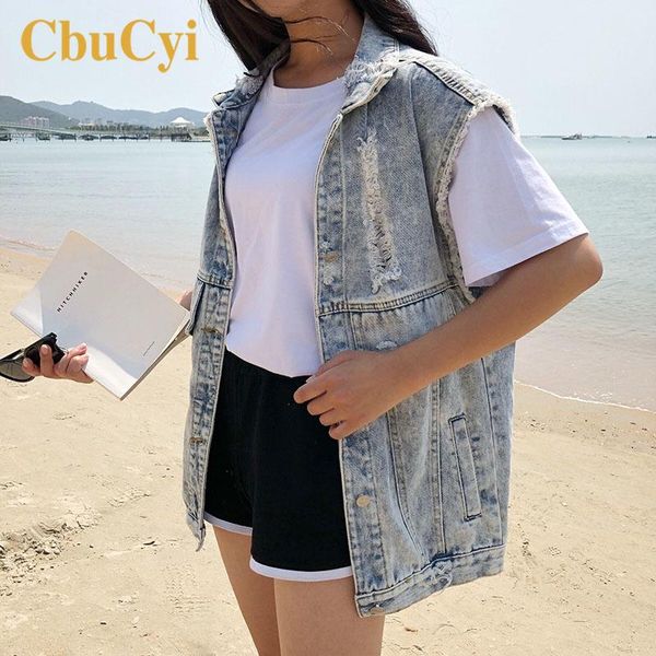 women's vests women vest coat size open stitch hole ripped denim jacket vintage sleeveless cotton waist 2021, Black;white
women's vests women vest coat size open stitch hole ripped denim jacket vintage sleeveless cotton waist 2021, Black;white